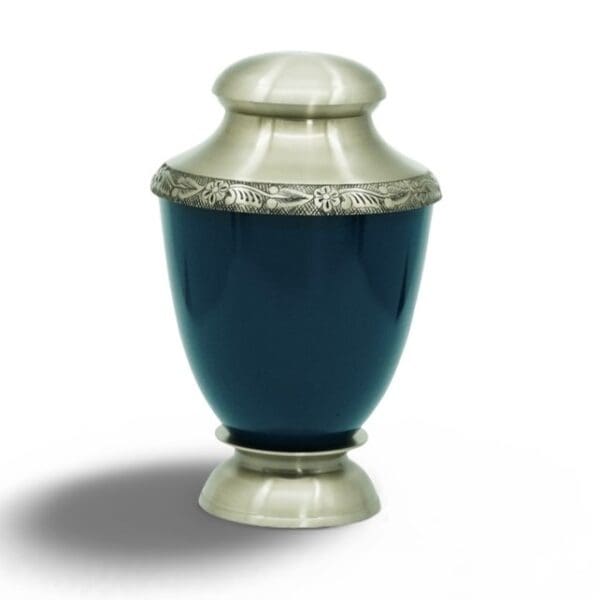 Blue Brass With Pewter Details