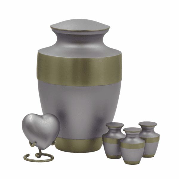 Lilac with Silver Bands - Visual Imperfections ( Final Sale )