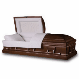 The Mount Royal | Walnut Wood Casket