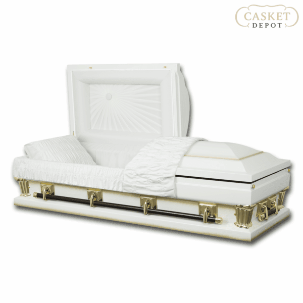 Frankfort White Oversized | 18 Gauge Steel 30.5''W Interior