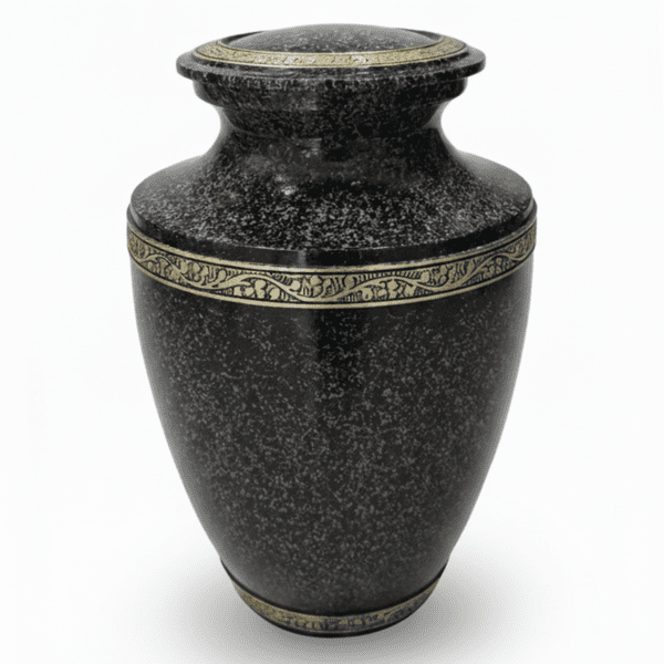 Black with Gold Brass