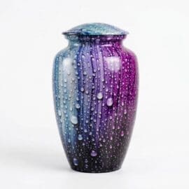Water Droplets | Aluminum Urn